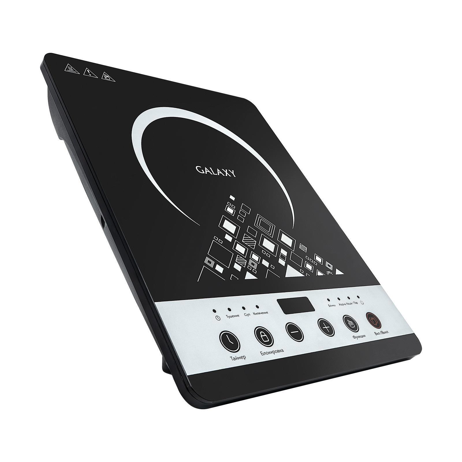 Изображение товара Индукционная настольная плита Galaxy GL 3059 35 см 1 конфорка черный