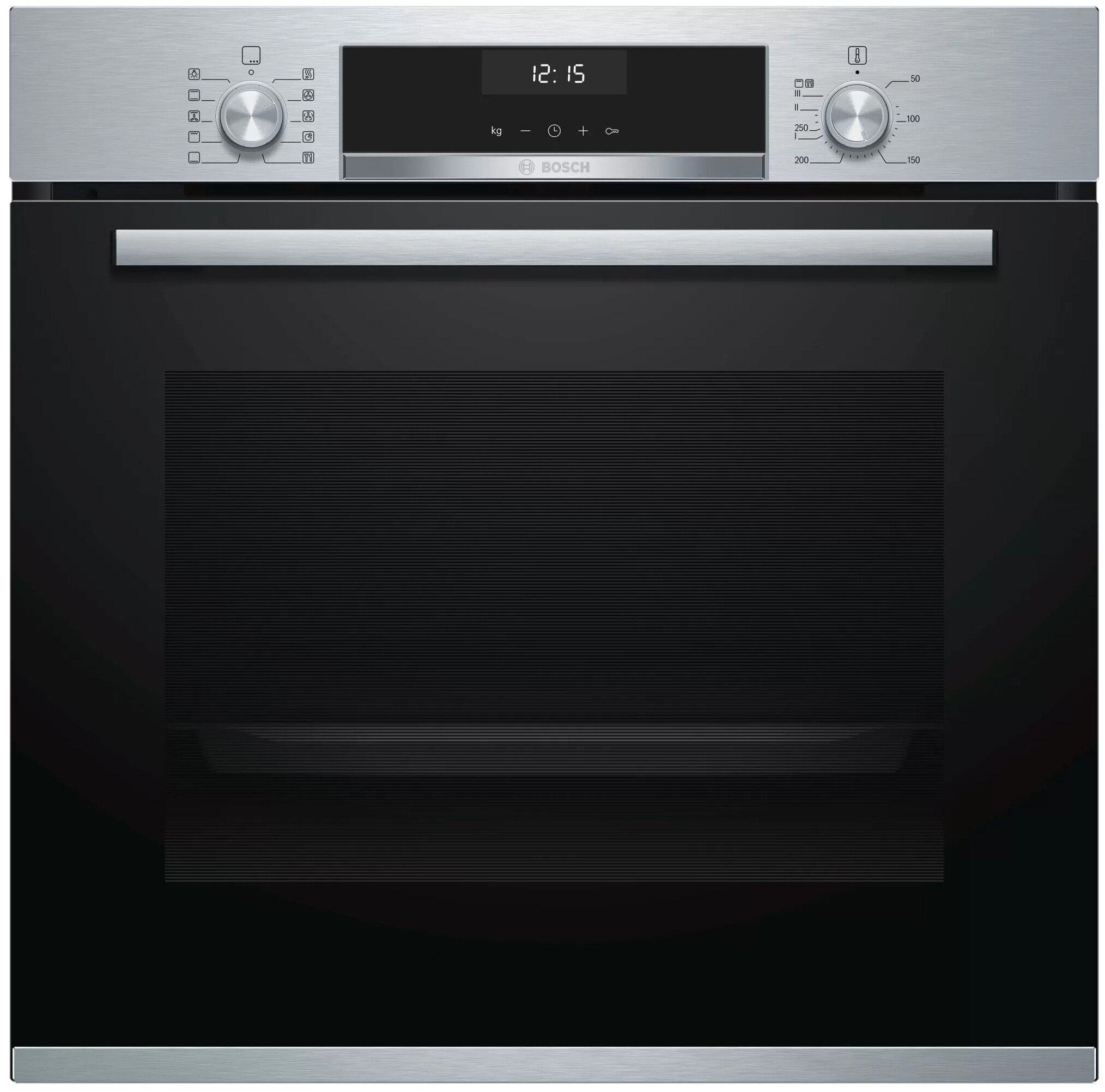 Изображение товара Электрический духовой шкаф Bosch Serie 6 нержавеющая сталь 60 см HBG517ES0R