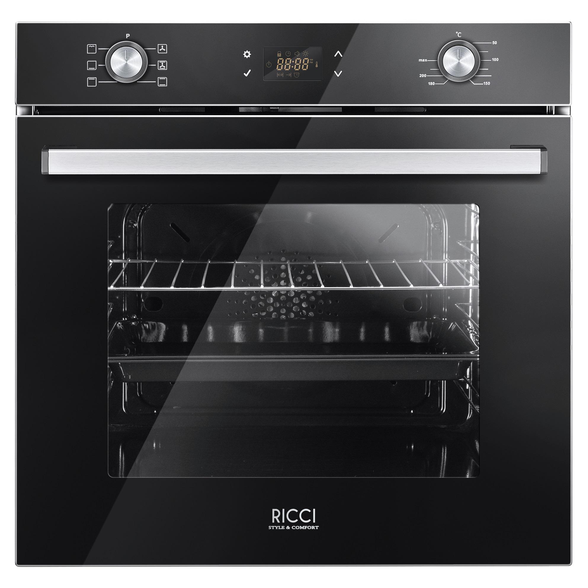 Изображение товара Электрический духовой шкаф с конвекцией RICCI REO-627M-BL 71 л черный