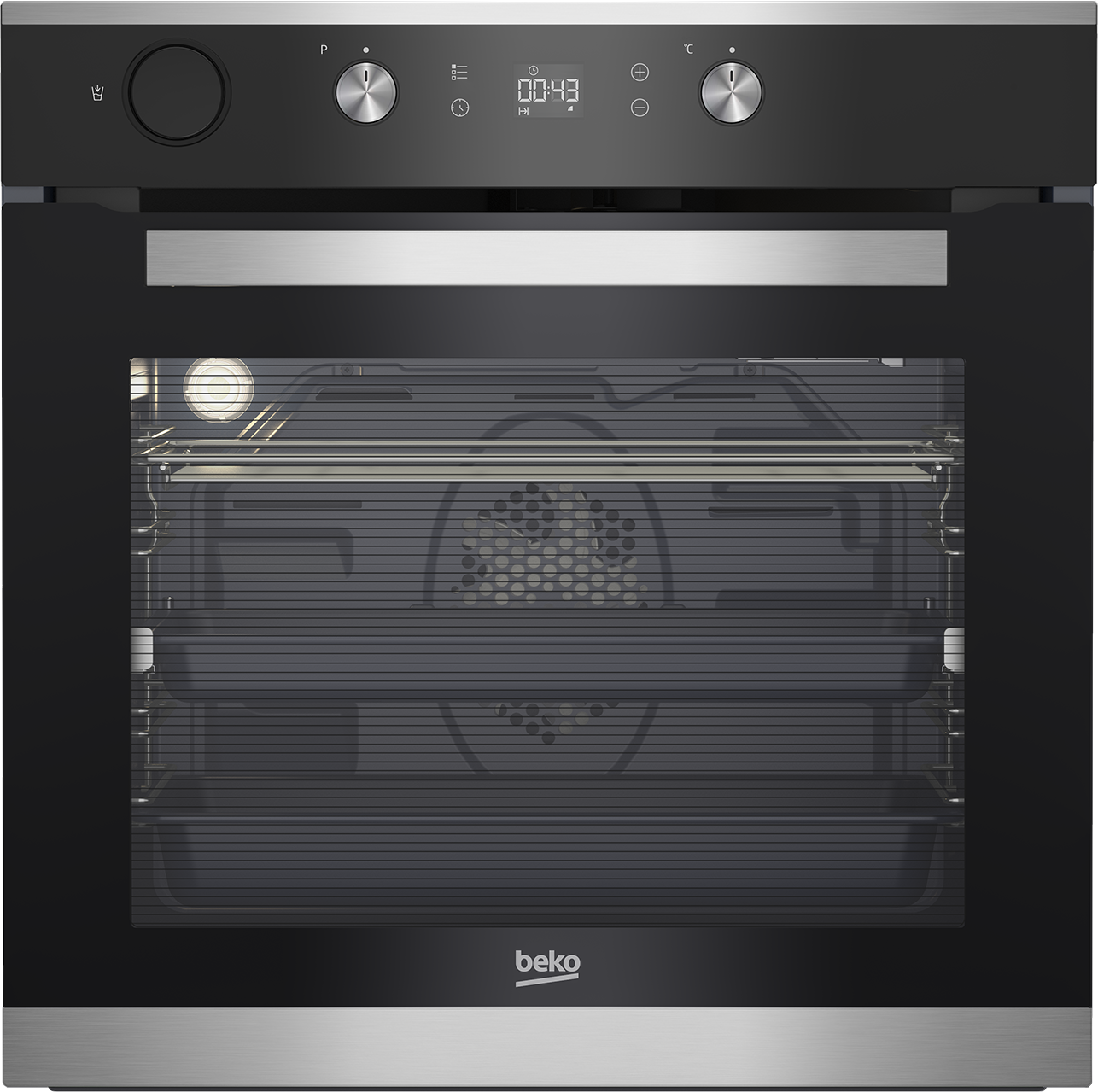 Изображение товара Электрический встраиваемый духовой шкаф BEKO BIS15300X серый 250°C 9 режимов