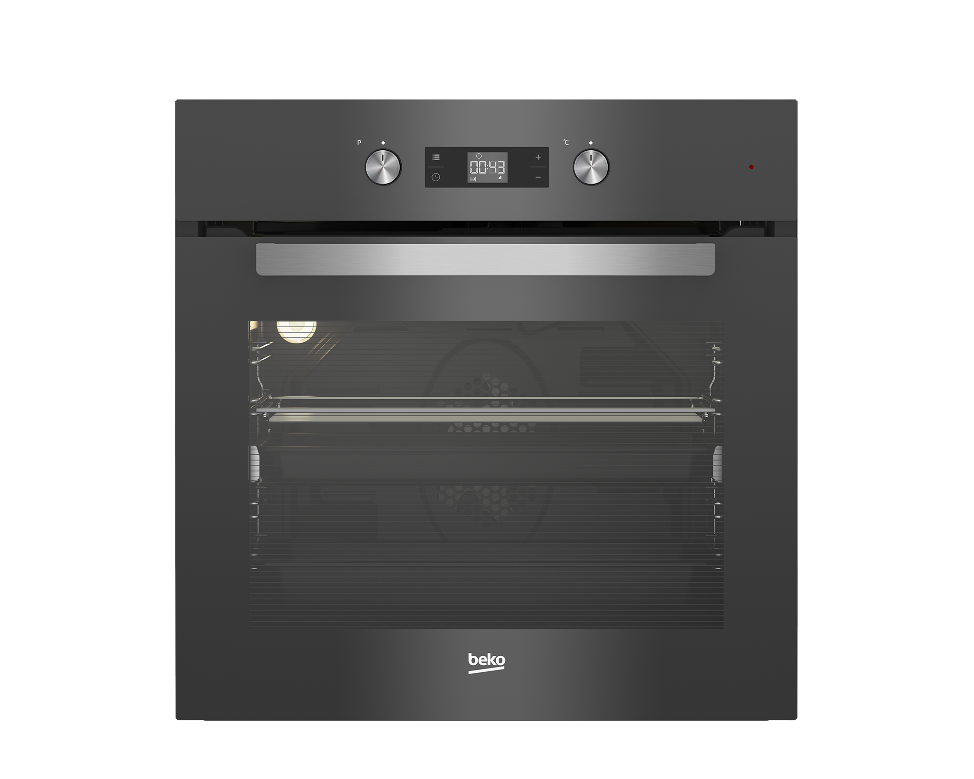 Изображение товара Электрический встроенный духовой шкаф BEKO BIM24301ZGCS 71л 8 режимов паровая чистка предназ