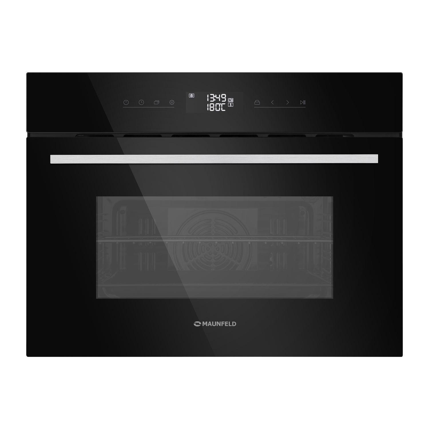 Изображение товара Электрический встраиваемый духовой шкаф MAUNFELD AMCO458GB черный 45л
