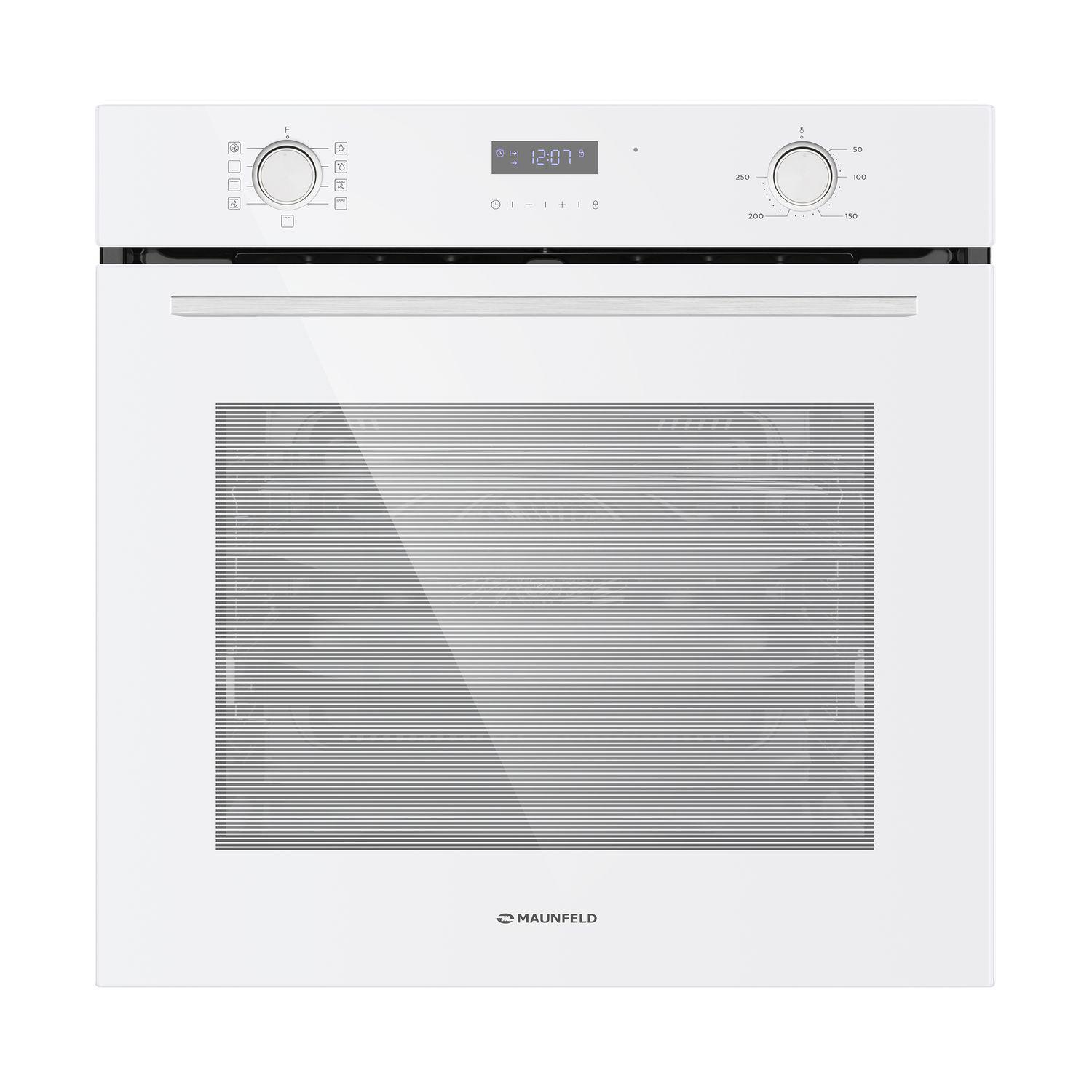 Изображение товара Электрический духовой шкаф Maunfeld MEOM729PW 59.5x59.6x56.6 см цвет белый
