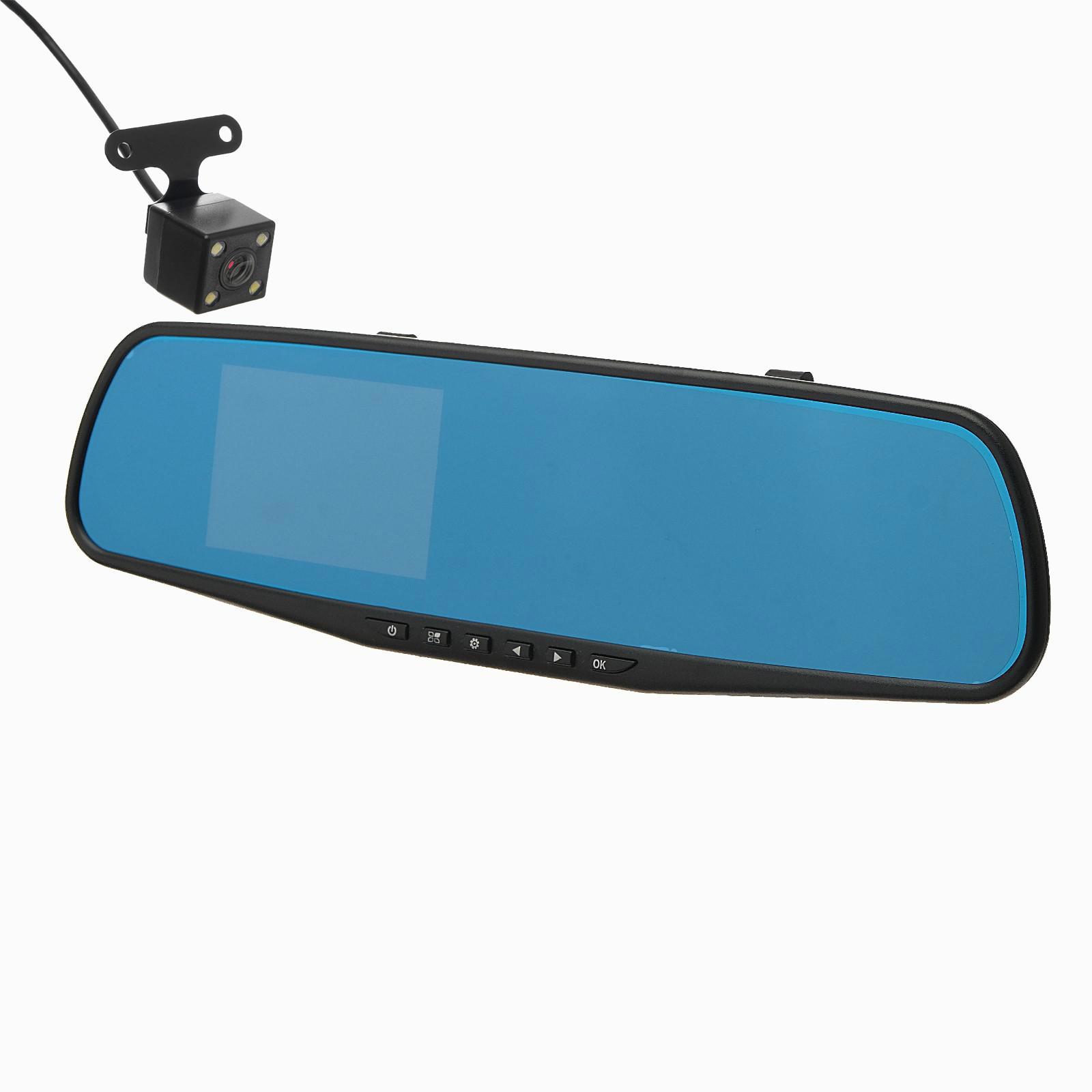 Изображение товара Видеорегистратор Torso TV-125 2 камеры HD 1080P 31x8 см TFT 4.3 обзор 120°