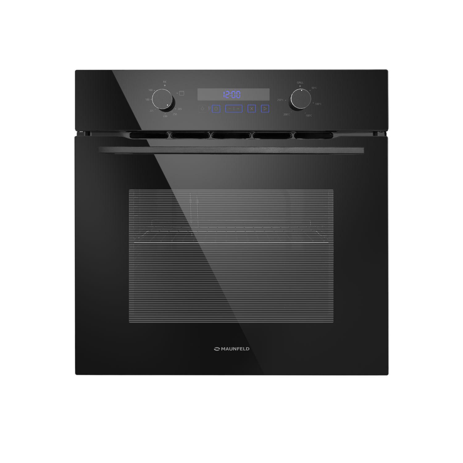 Изображение товара Газовый встраиваемый духовой шкаф Maunfeld MOGM703B2 70л черный с сенсорным управлением