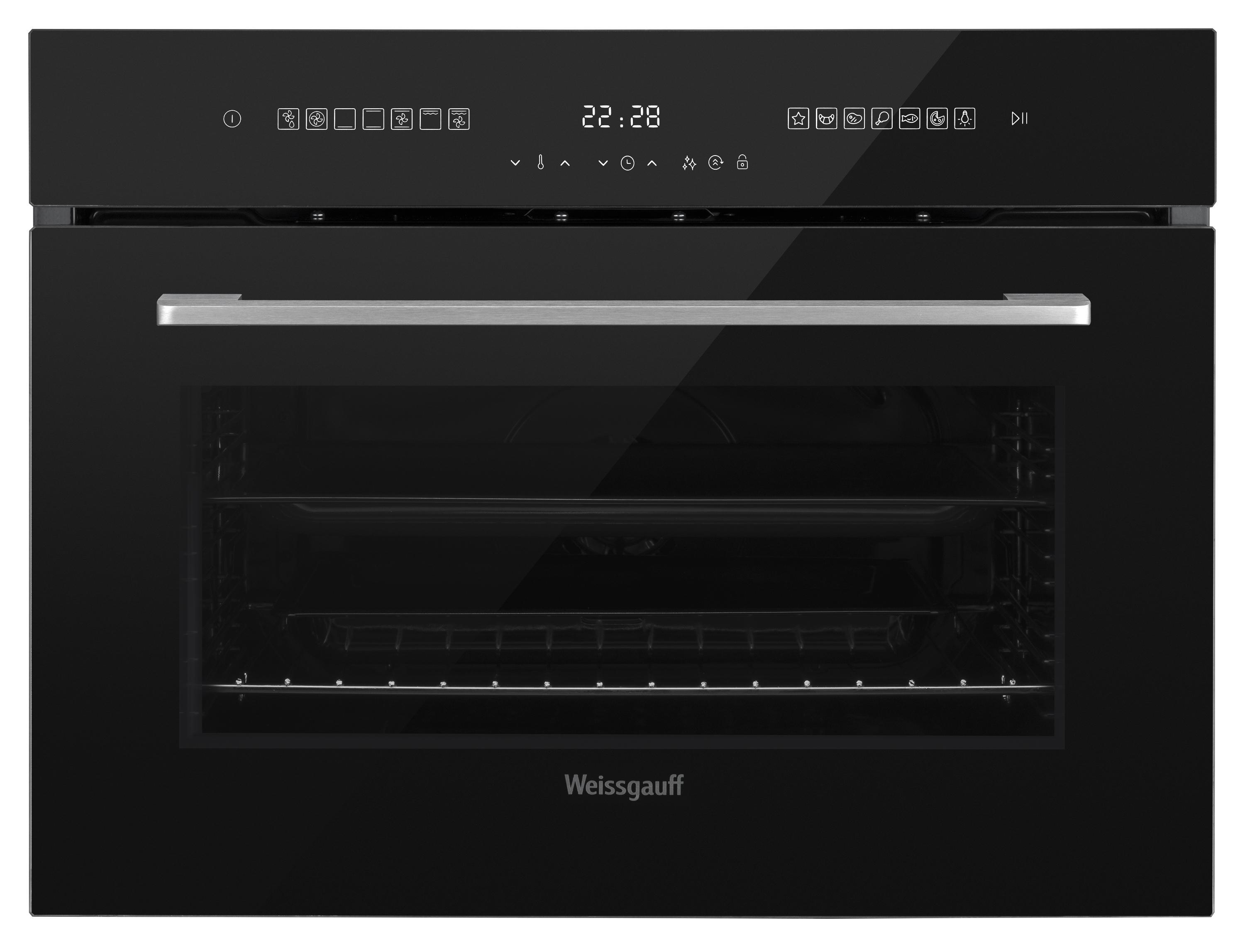 Изображение товара Электрический встроенный духовой шкаф Weissgauff EO 459 SDB черный 50 л