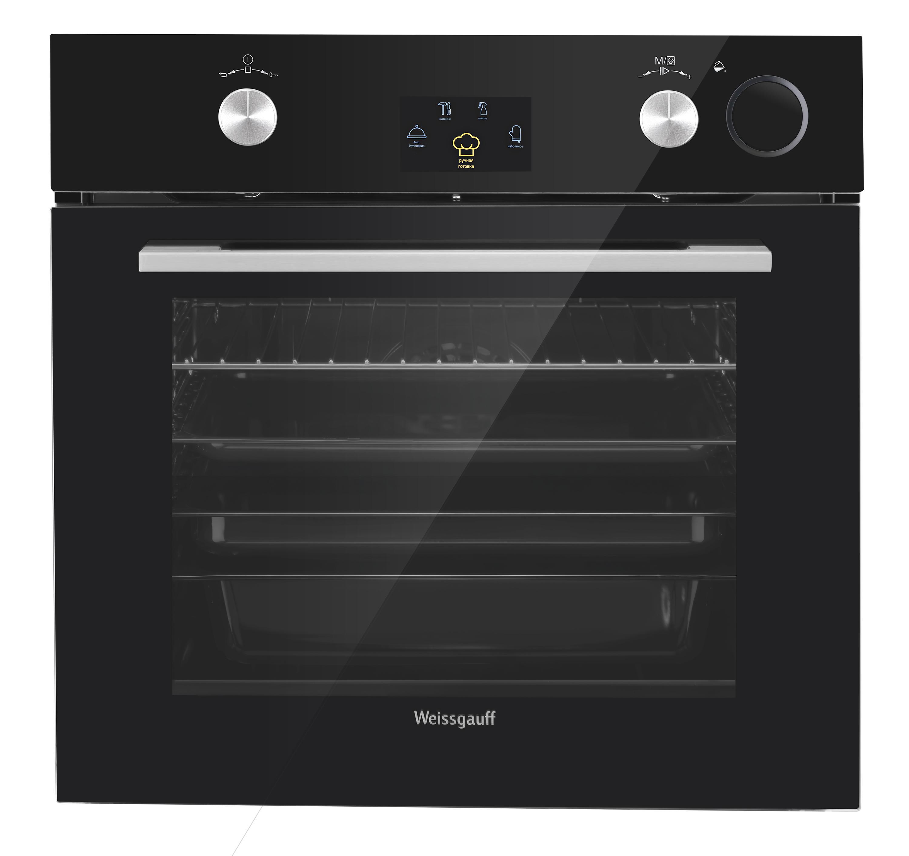 Изображение товара Электрический духовой шкаф Weissgauff Eov 811 pdb pure steam 69 л черный