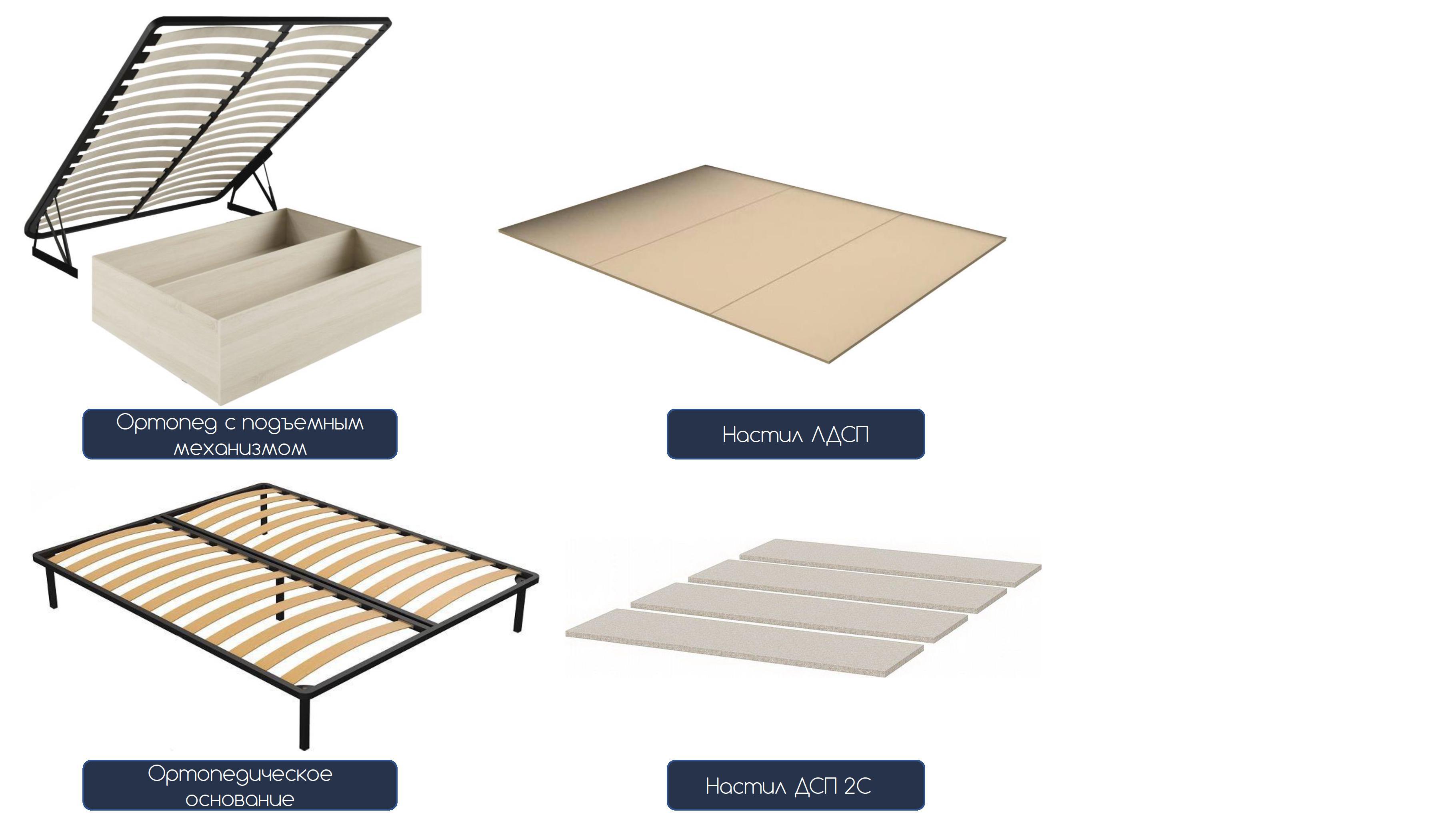 Изображение товара Кровать ТЭКС Эрика 147x90x217 см венге и дуб молочный