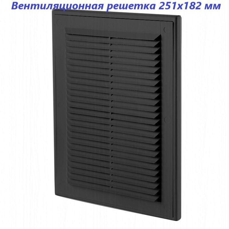 Изображение товара Решетка вентиляционная Vents МВ 125 182x251 мм пластик цвет графит Изображение товара Решетка вентиляционная Vents МВ 125 182x251 мм пластик цвет графит