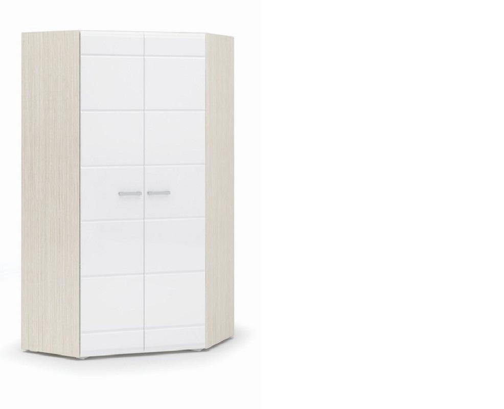 Изображение товара Шкаф распашной Стендмебель Симба 114x200x114 см белый глянец