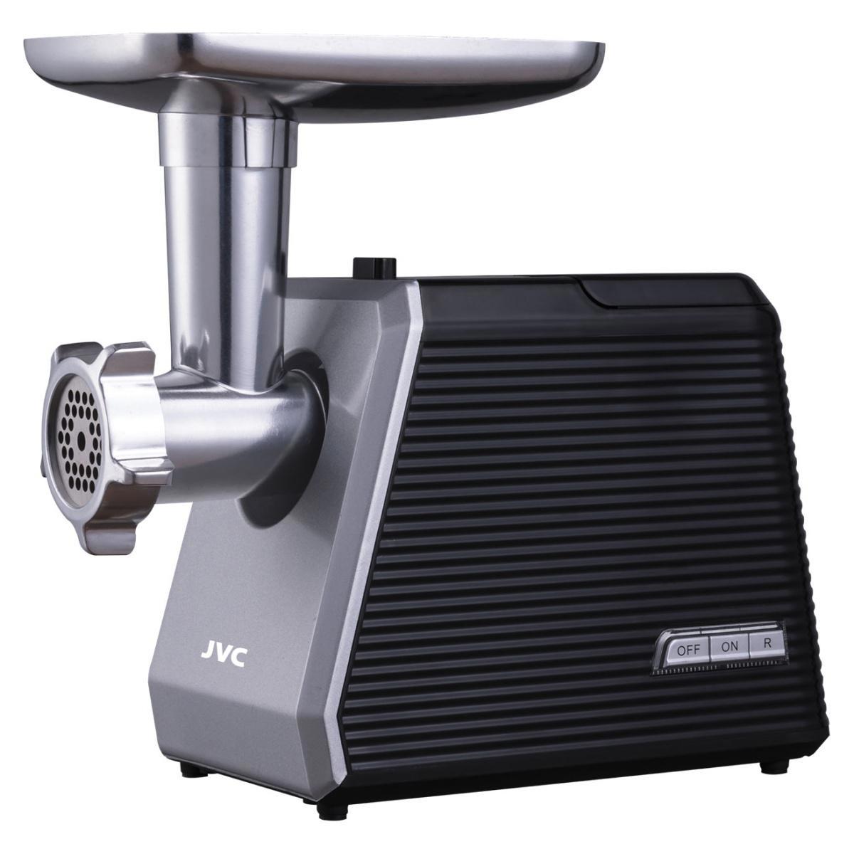 Изображение товара Мясорубка электрическая JVC 2500 Вт серо-черная для быстрого измельчения