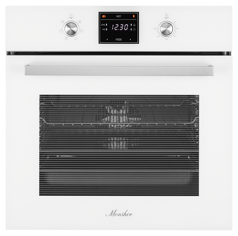 Изображение товара Электрический духовой шкаф Monsher Moe 6061 white 59.5x59.5x54 см цвет белый