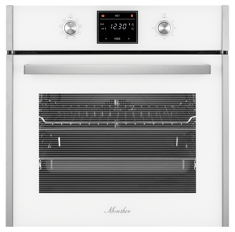 Изображение товара Электрический духовой шкаф Monsher Moe 6181 blanc 59.5x59.5x54 см цвет белый