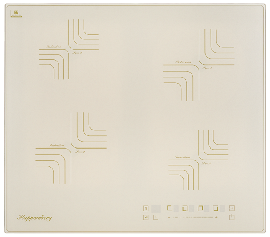 Изображение товара Индукционная варочная панель Kuppersberg ICS 604 C 4 конфорки бежевый стеклокерамика