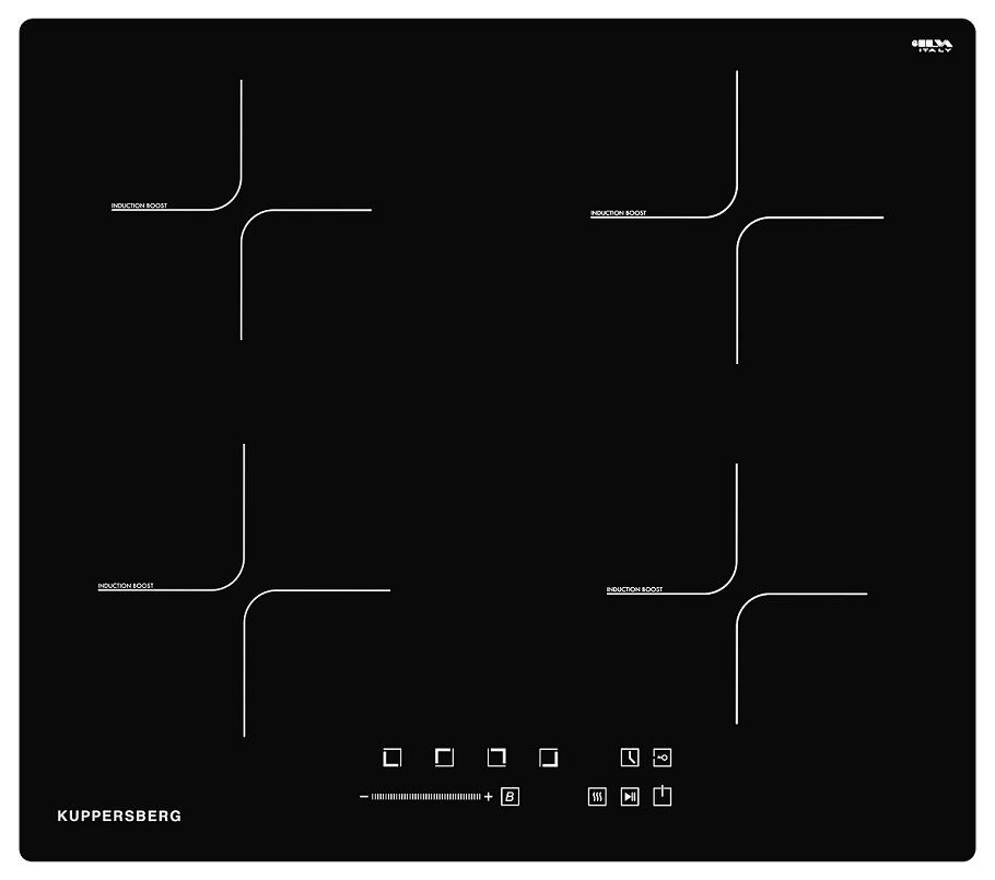 Изображение товара Индукционная варочная панель Kuppersberg ICS 607 4 конфорки 59 см стеклокерамика