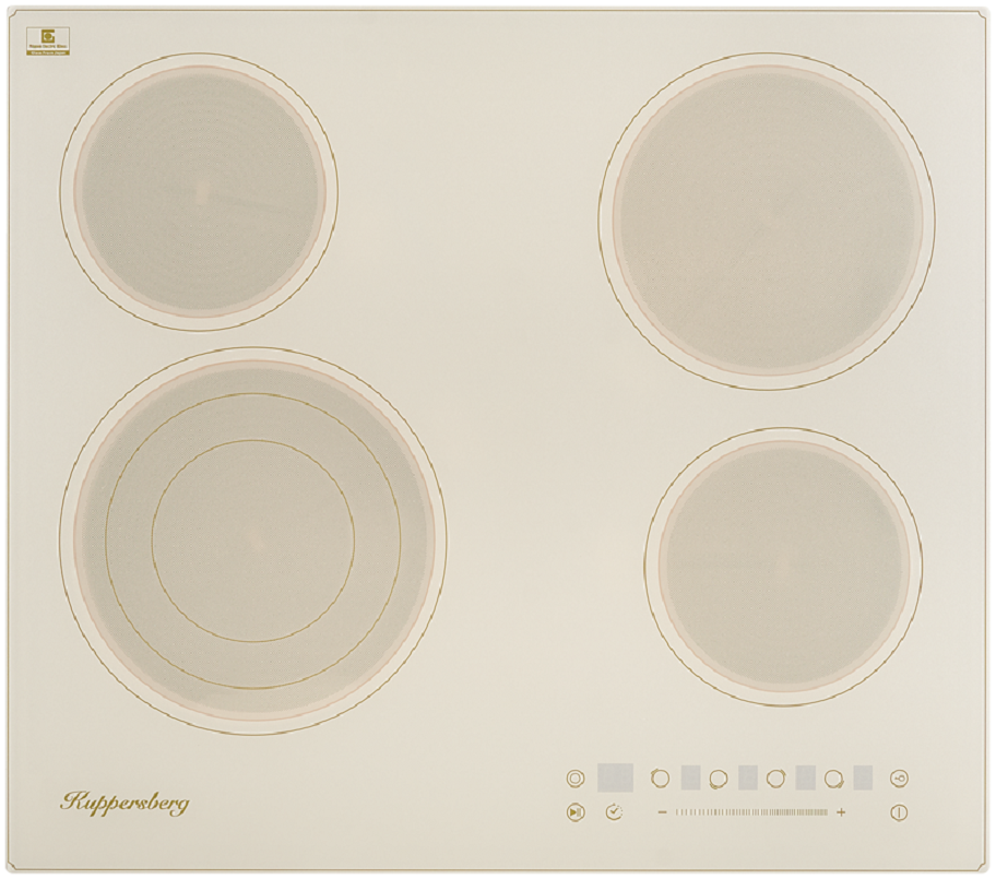 Изображение товара Электрическая варочная панель Kuppersberg ECS 603 C 59 см 4 конфорки бежевый