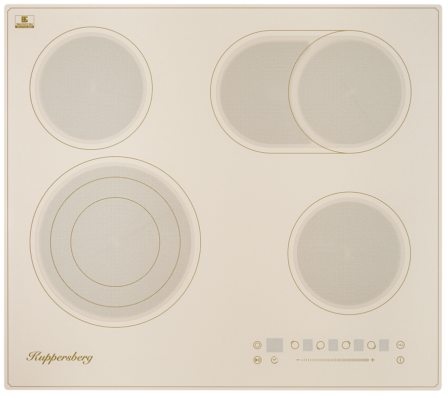 Изображение товара Электрическая варочная панель Kuppersberg ECS 623 C 4 конфорки стеклокерамика NEG