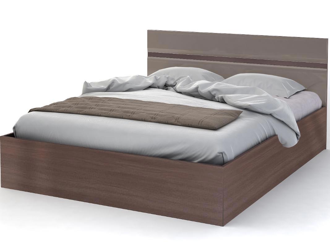 Изображение товара Двуспальная кровать Вегас 143.2x90x203.2 см из ЛДСП для спальни