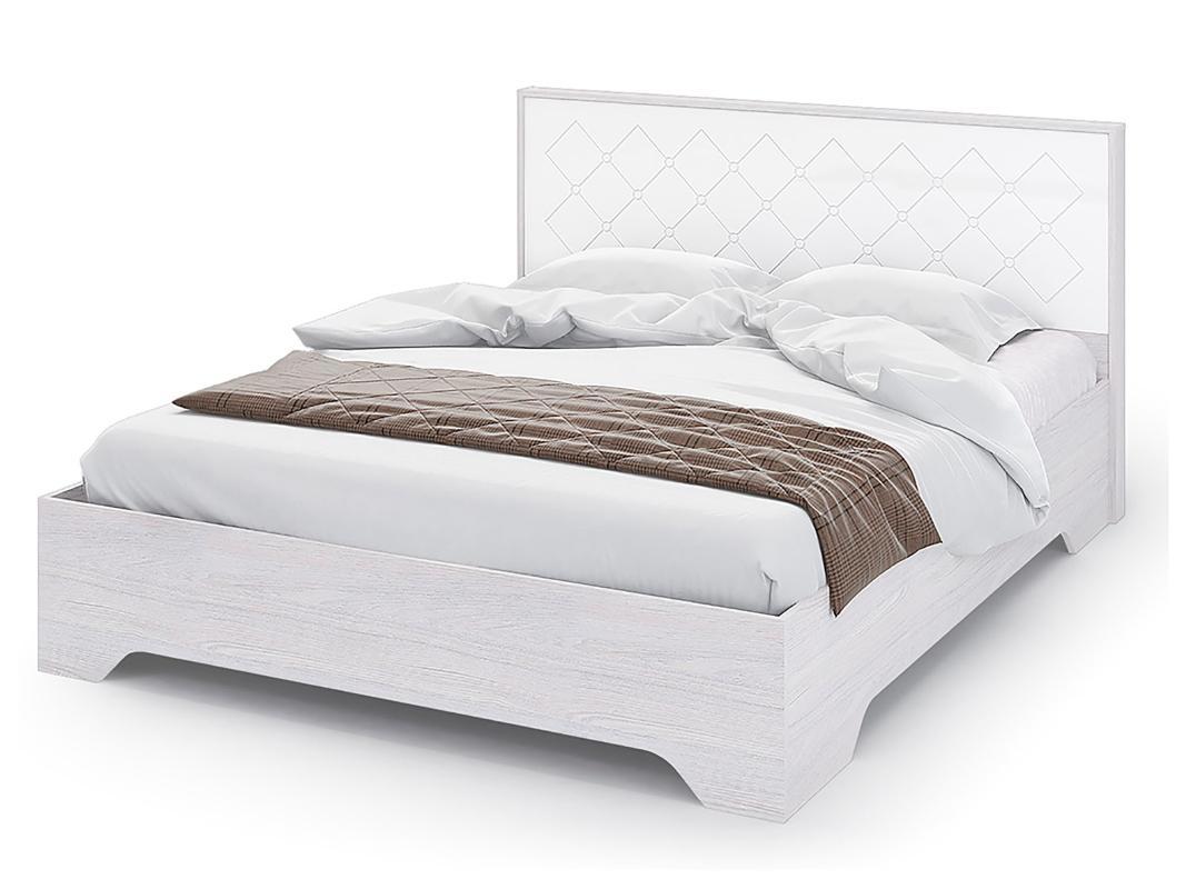 Изображение товара Кровать Стендмебель Сальма 148.2x97x213.6 см цвет белый глянец