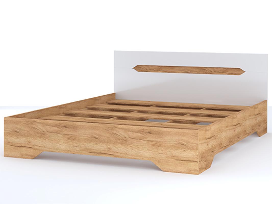 Изображение товара Кровать Валирия 144x85x206 см цвет белый глянец