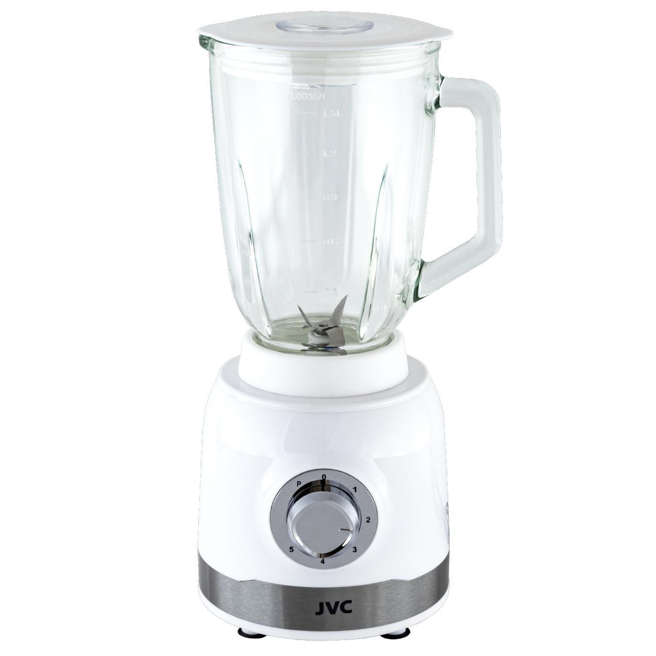 Изображение товара Стационарный блендер JVC JK-SB5210 750 Вт 5 скоростей стеклянный 1.5 л белый