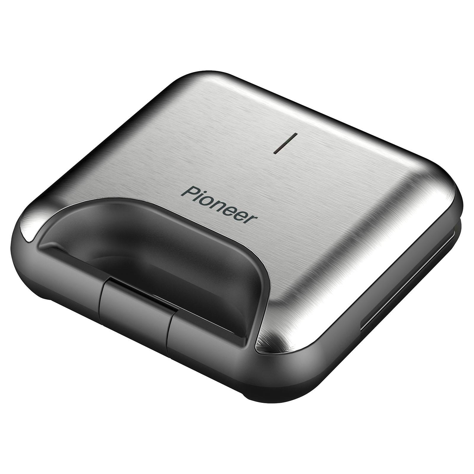 Изображение товара Многофункциональная вафельница Pioneer SM301D 3 в 1 850 Вт стильный дизайн серебряный
