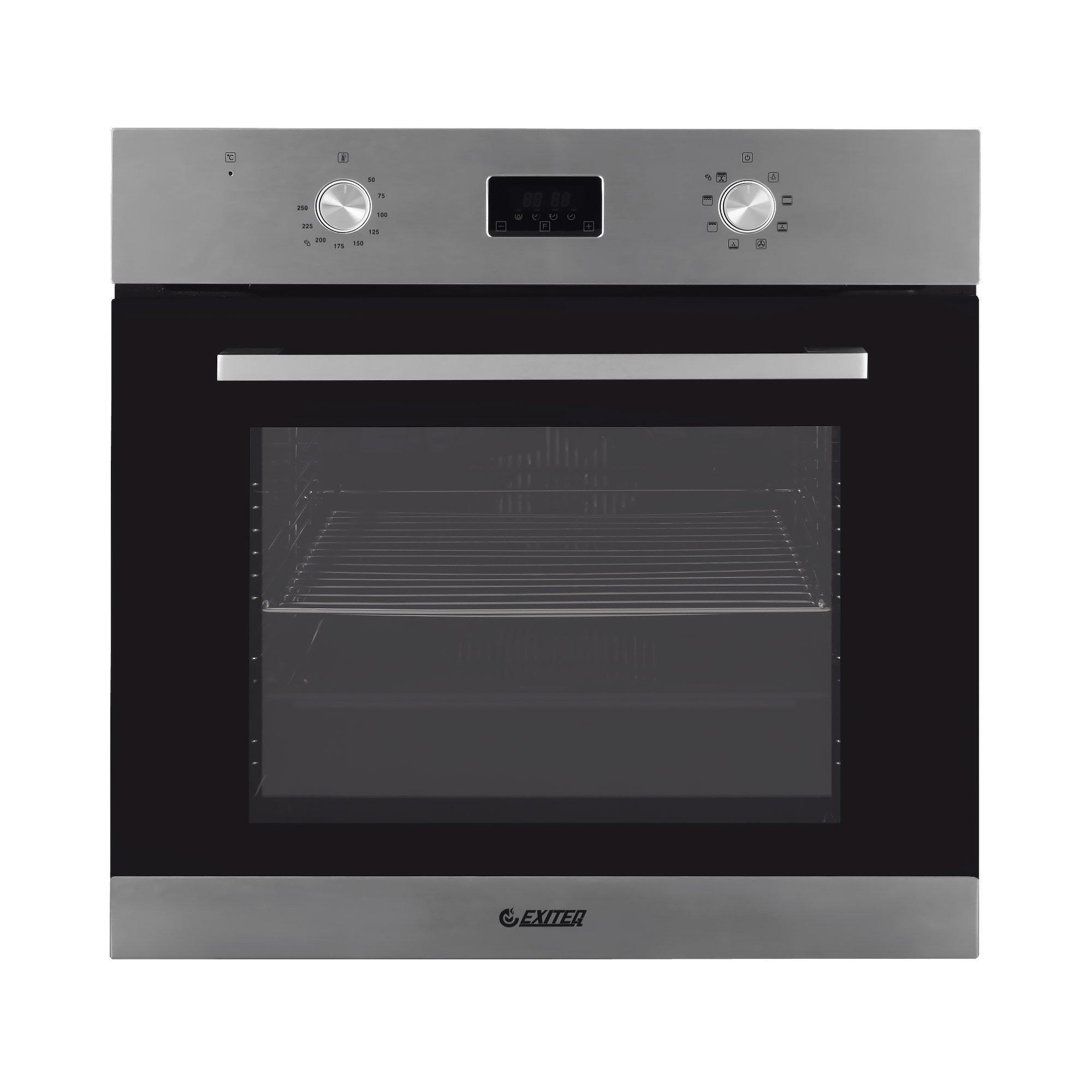 Изображение товара Электрический духовой шкаф Exiteq Exo-205 59.5x59.5x56.8 см цвет нержавеющая сталь