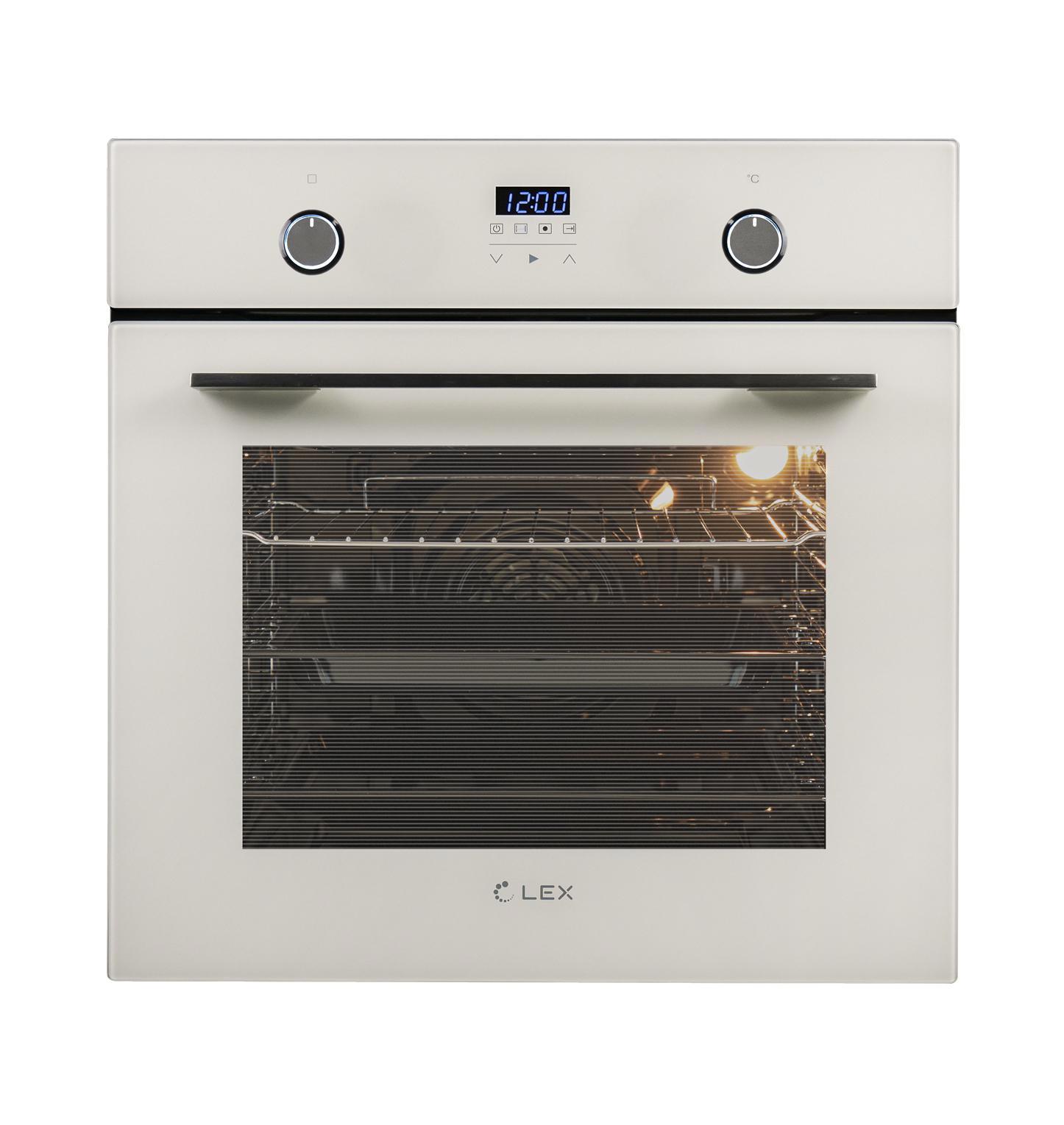 Изображение товара Электрический встраиваемый духовой шкаф Lex Edp 6092 Iv Light 59.5x59.5x53 см цвет слоновая кость