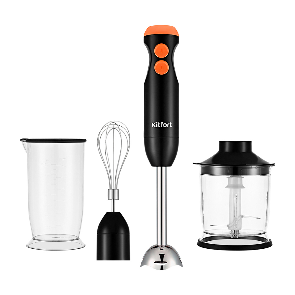 Изображение товара Погружной блендер Kitfort КТ-3041-4 2 скорости цвет оранжевый
