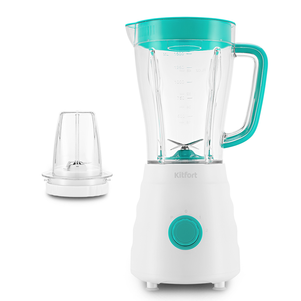 Изображение товара Блендер стационарный Kitfort КТ-3054-3 2 скорости цвет бирюзовый