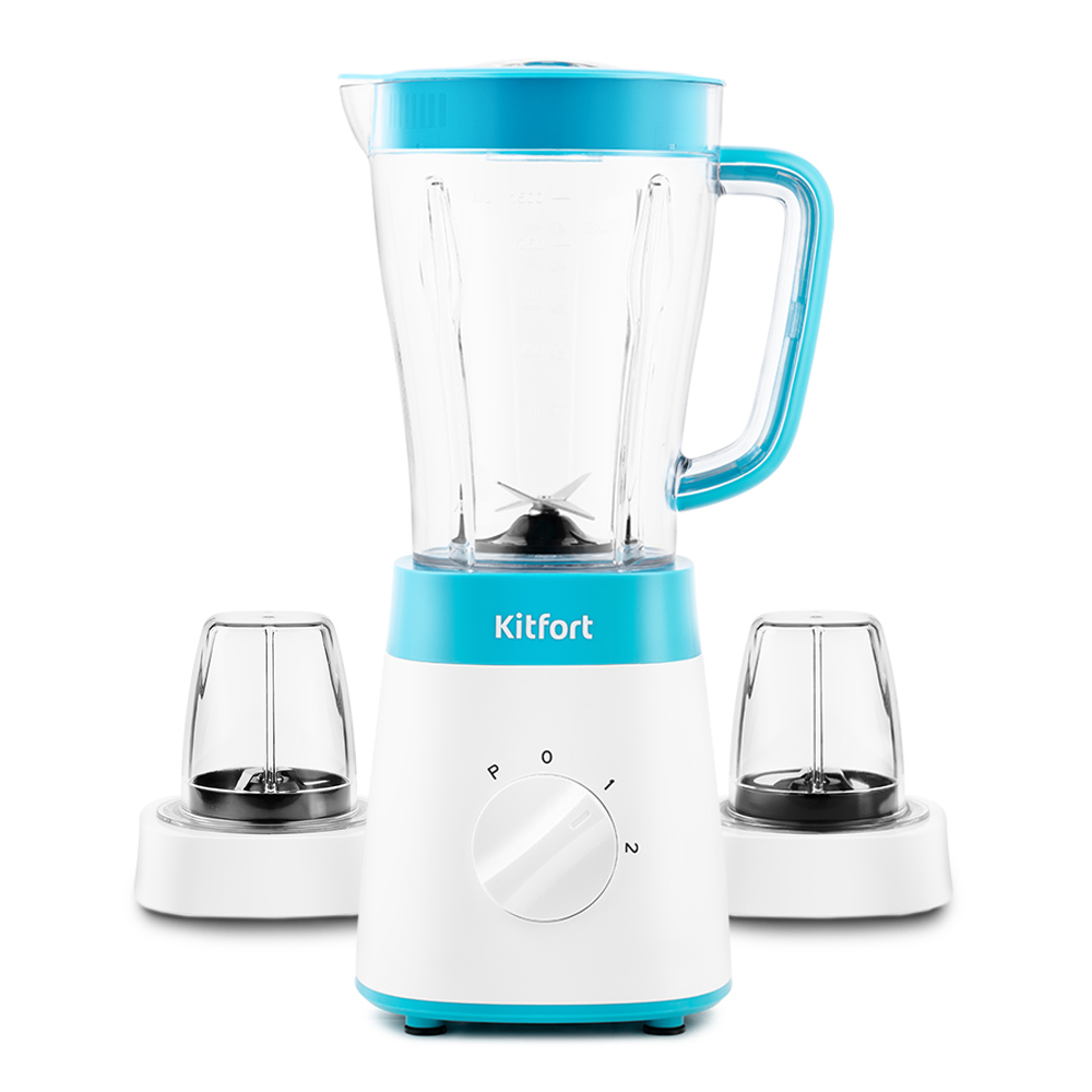 Изображение товара Стационарный блендер Kitfort КТ-3031-3 2 скорости бирюзовый