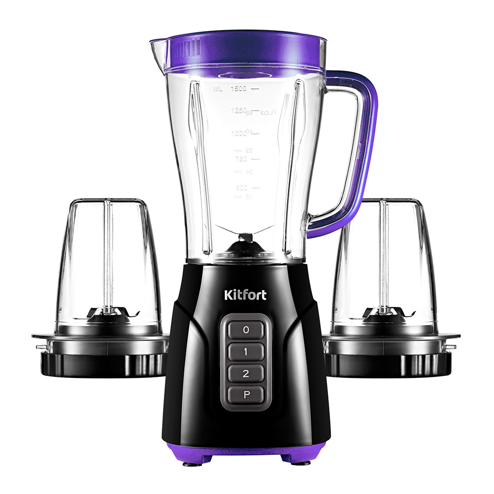 Изображение товара Стационарный блендер KITFORT КТ-3032-1 2 скорости мощность 500 Вт фиолетовый