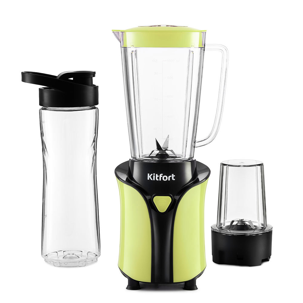 Изображение товара Стационарный блендер KITFORT КТ-3034-2 350W салатовый 1л кофемолка Shake&Take