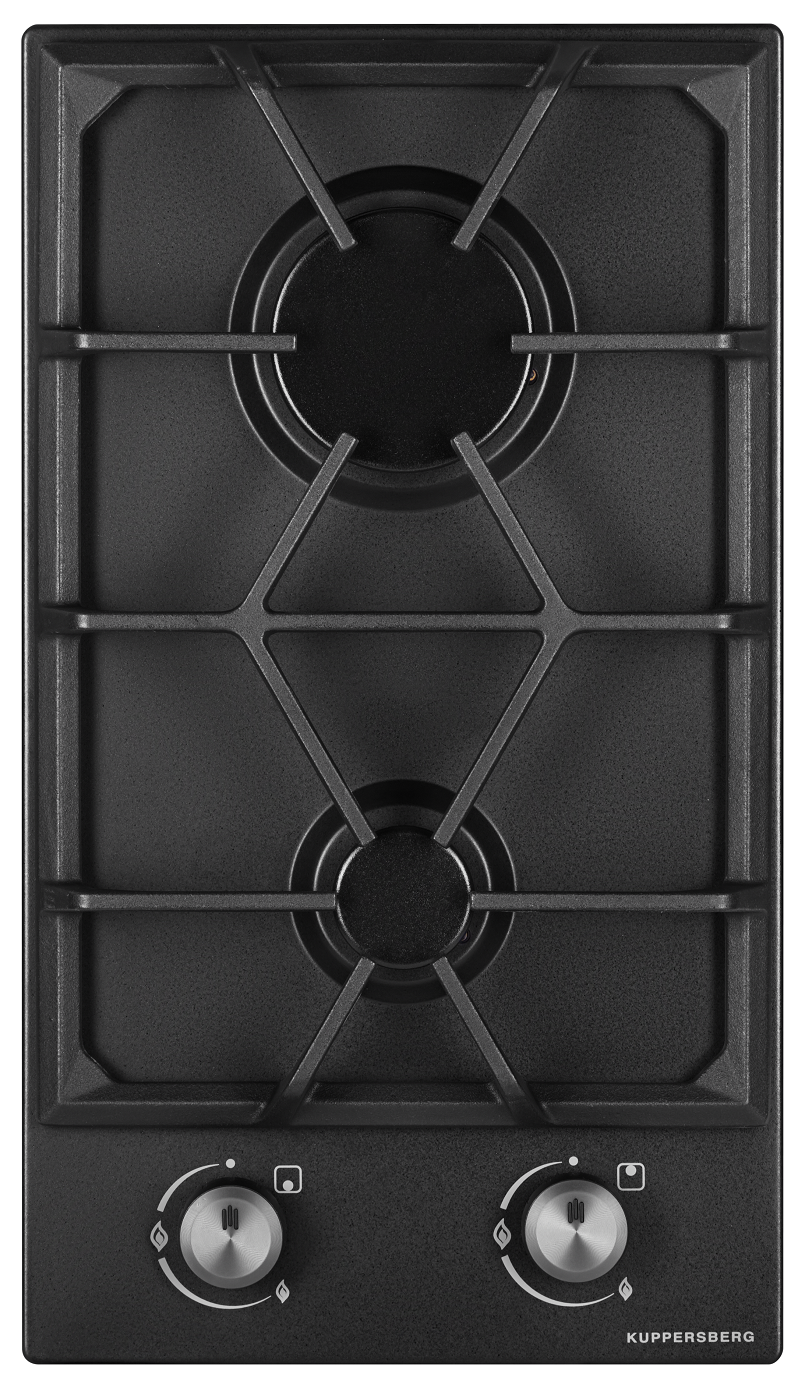 Изображение товара Газовая варочная панель Kuppersberg FS 32 B 29 см 2 конфорки черный