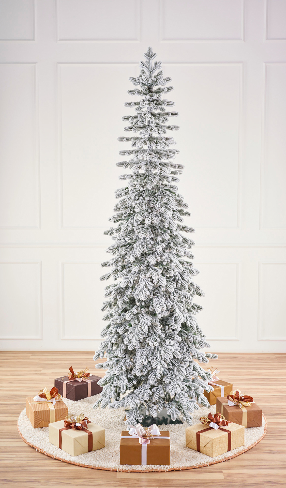 Изображение товара Ель новогодняя искусственная Max Christmas ЕЛТКЗ 15 Тикко заснеженная 155 см