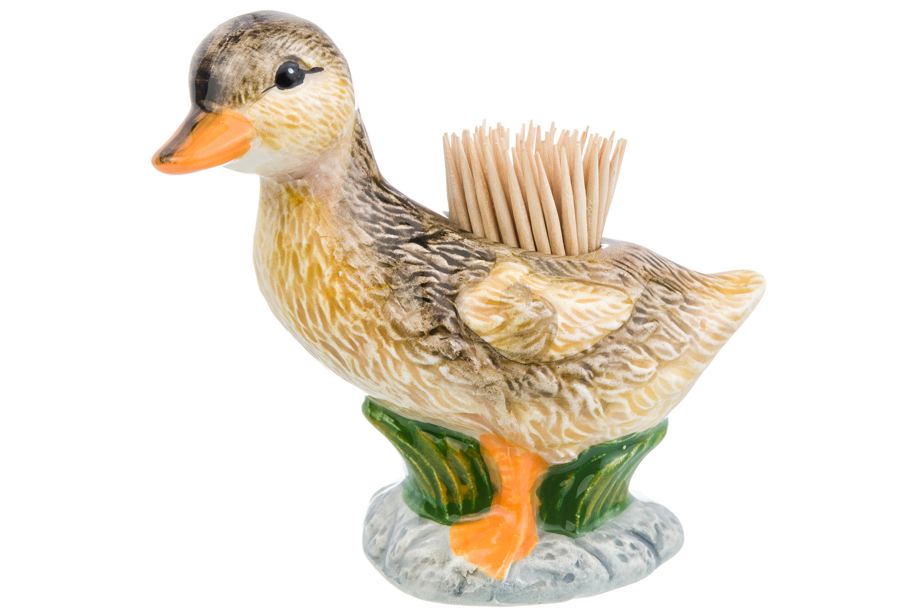 Изображение товара Подставка для зубочисток Elan gallery керамика цветная уточка 45 мл