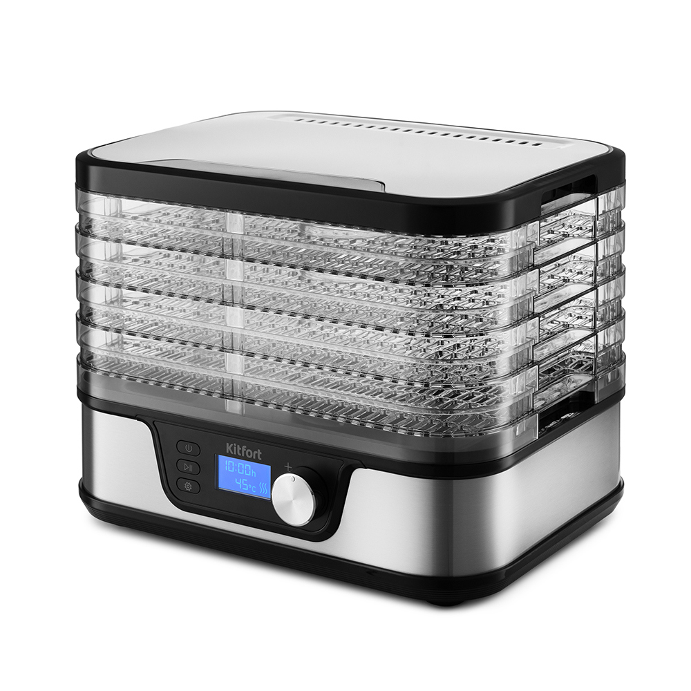 Изображение товара Сушилка для овощей и фруктов Kitfort КТ-1918 300 Вт 5 ярусов компактная