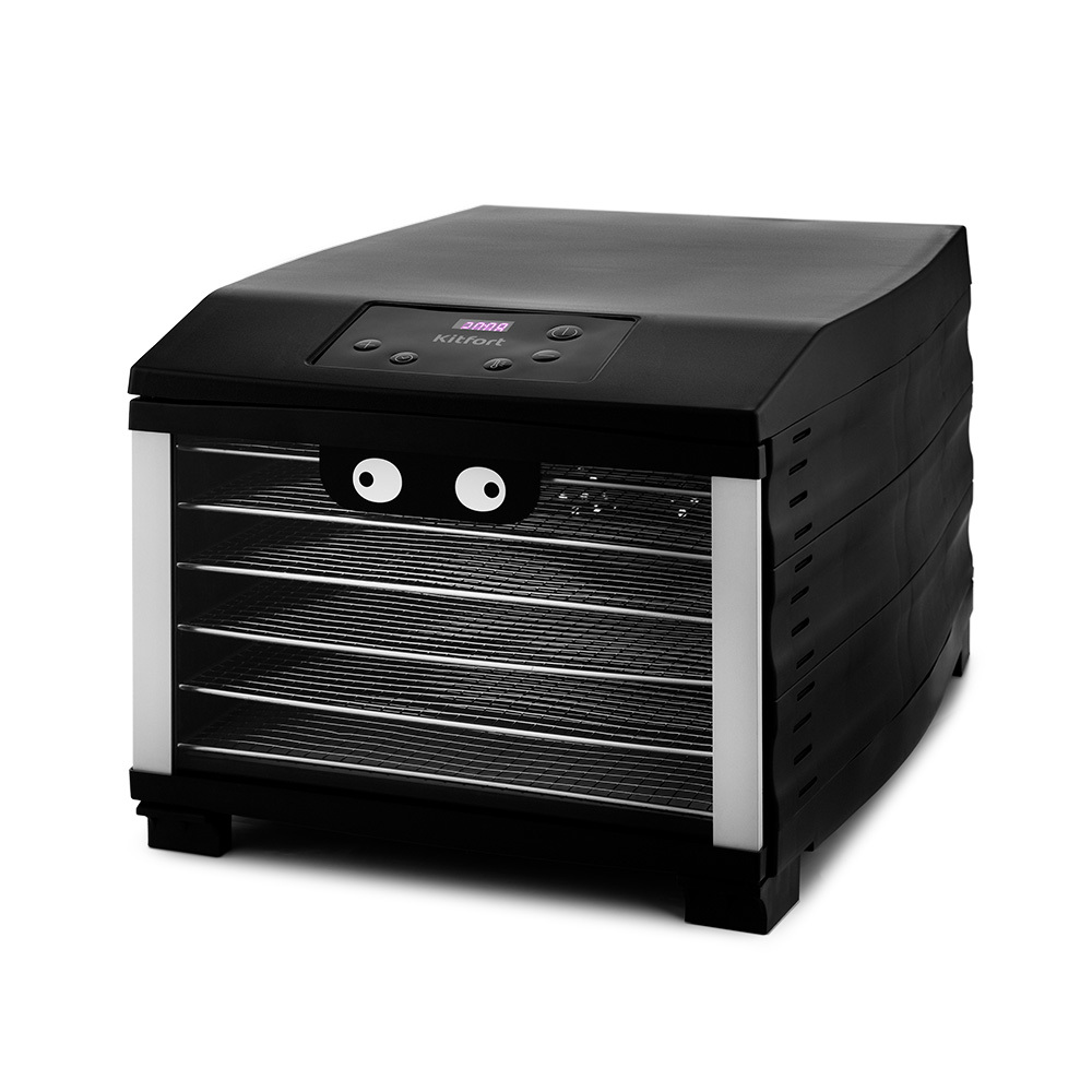 Изображение товара Сушилка для овощей и фруктов Kitfort КТ-1920 800 Вт 6 ярусов цвет черный