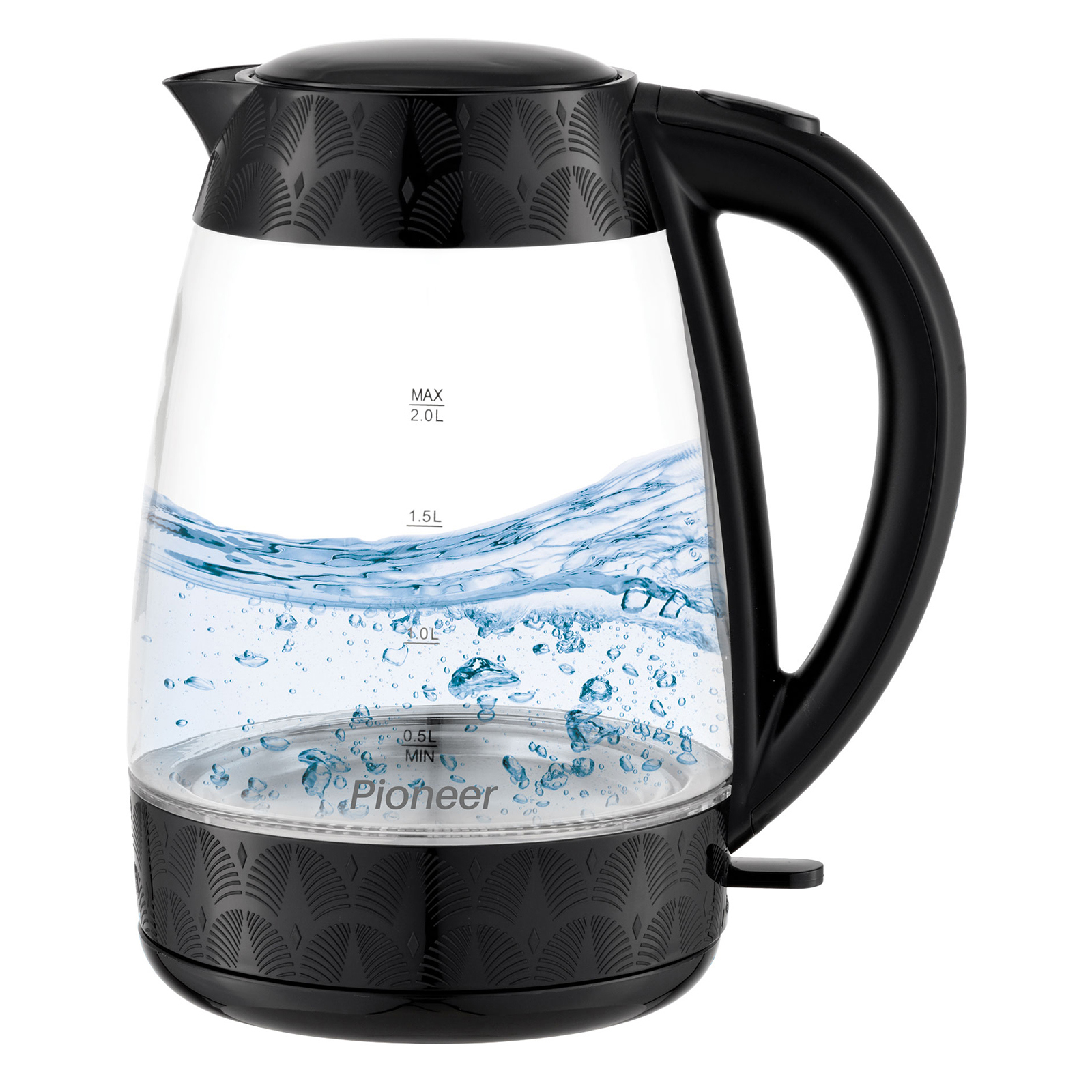 Изображение товара Электрический чайник Pioneer Ke811g 2 л стекло цвет черный