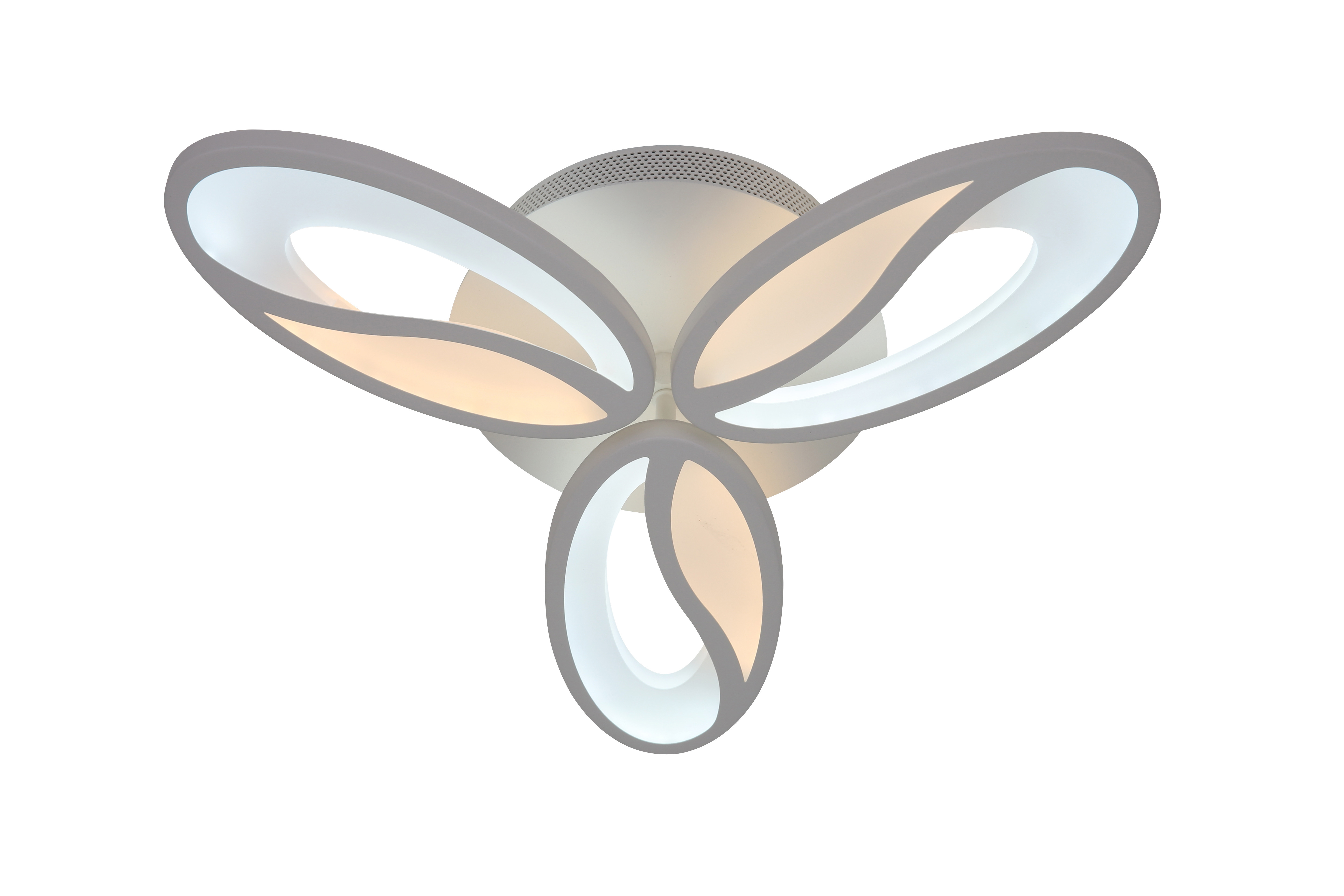 Изображение товара Современная светодиодная потолочная люстра MODERLI V10080-CL Biolo 15 м² белый акрил диаметр 48 см