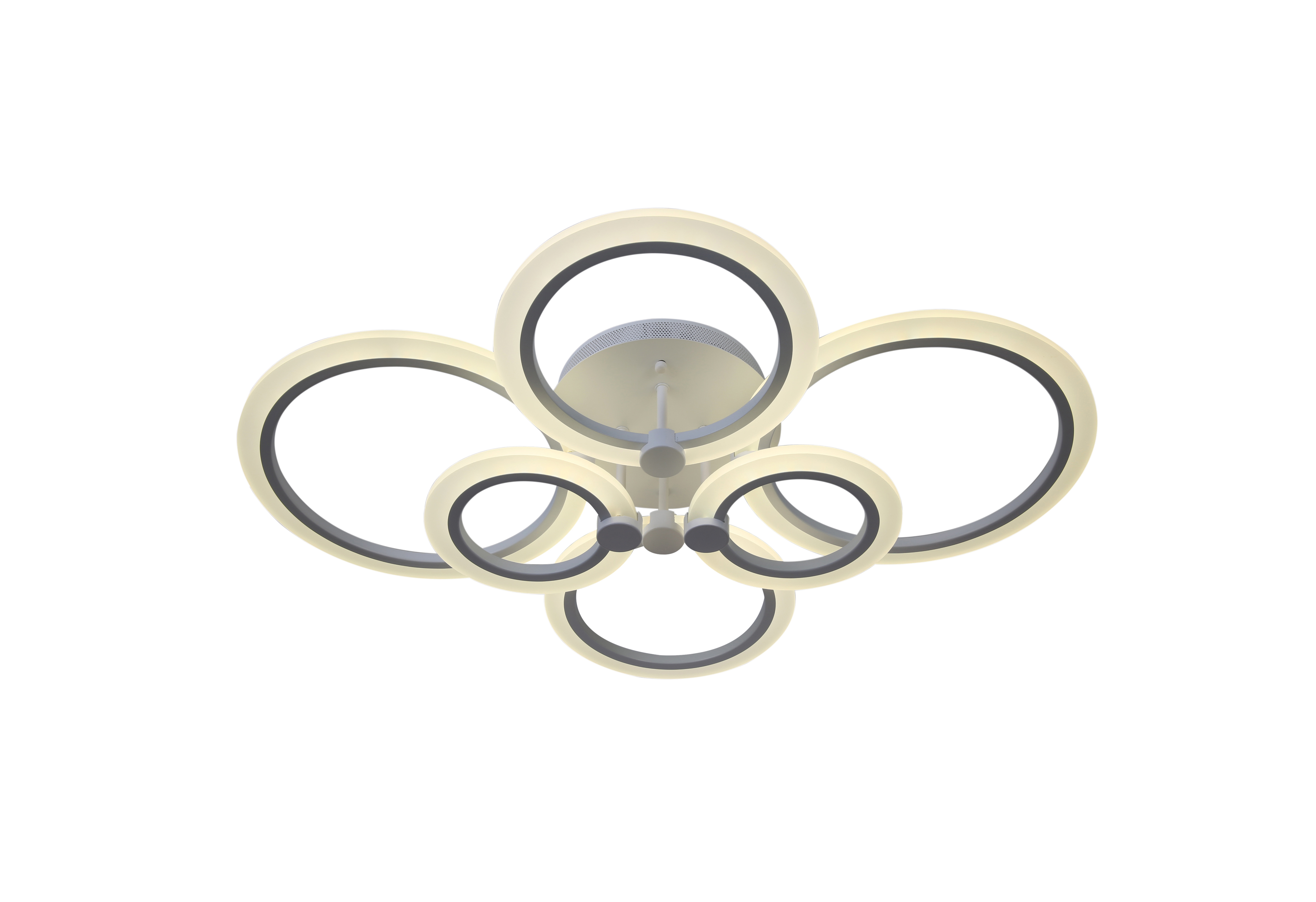 Изображение товара Люстра потолочная светодиодная MODERLI V10061-CL Seal 30 м² холодный белый свет цвет белый