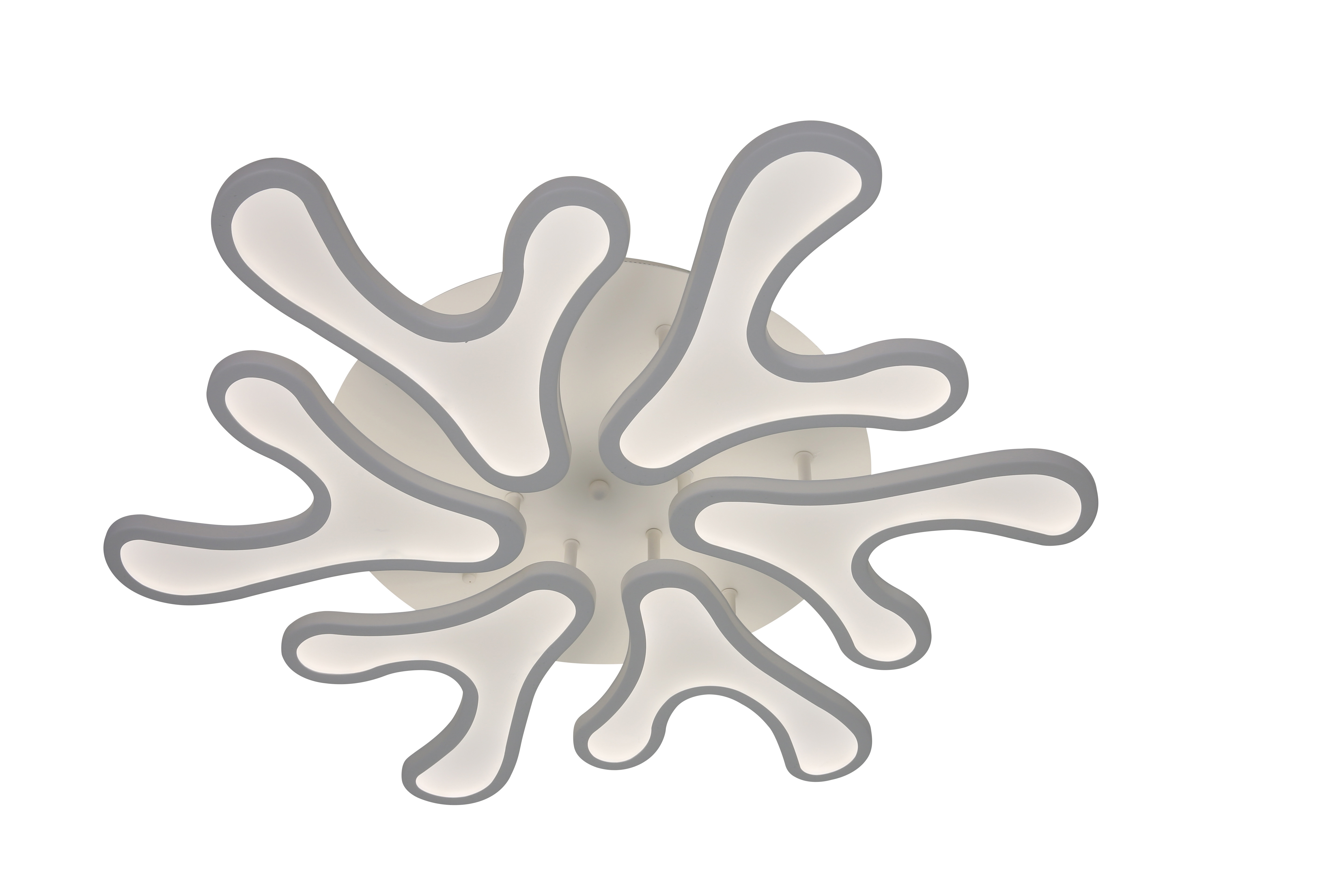 Изображение товара Светодиодная потолочная люстра MODERLI V10191-CL Cream 40 м² с пультом управление