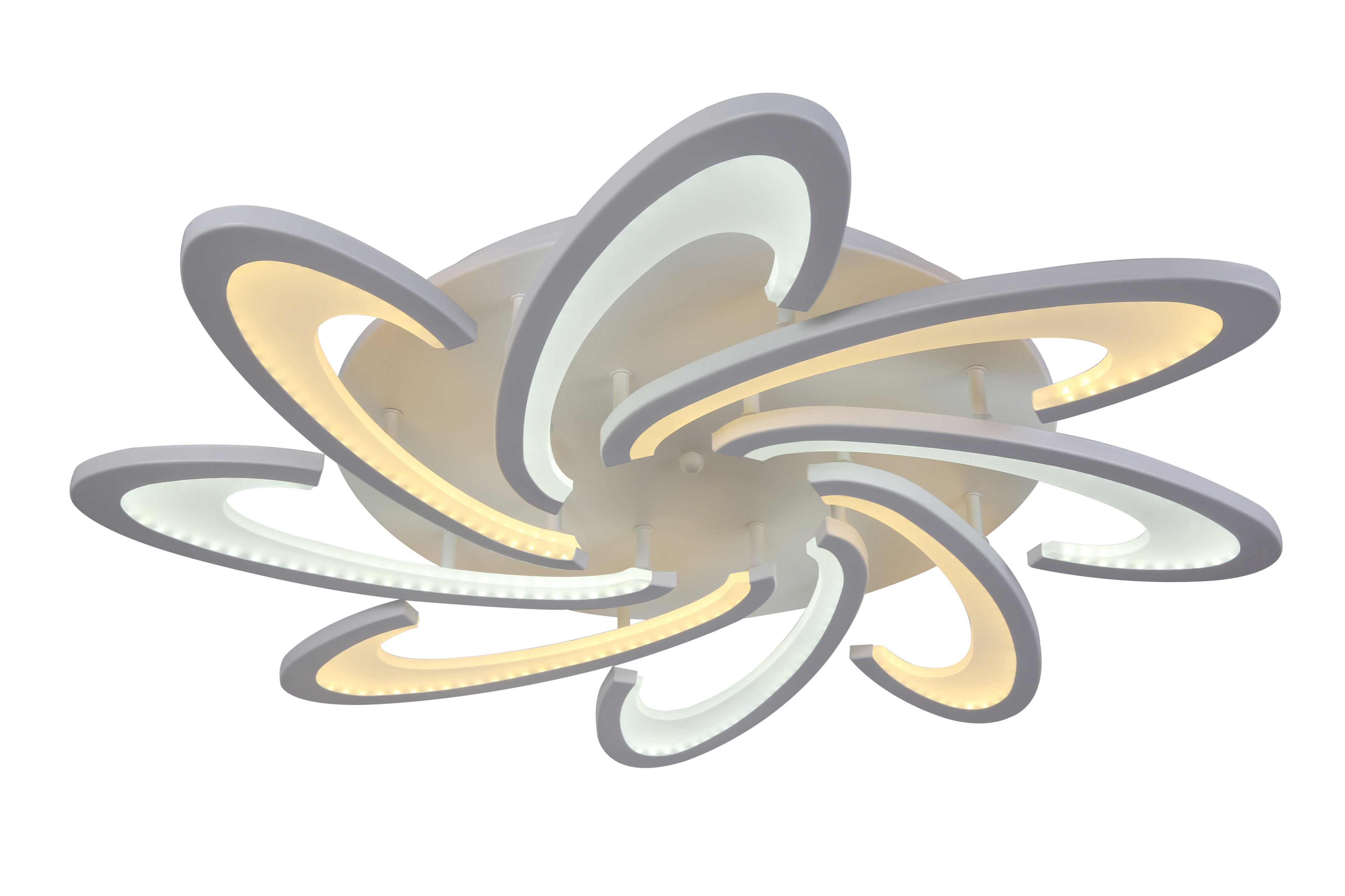 Изображение товара Люстра потолочная светодиодная MODERLI V10172-CL Milly 40 м² холодный белый свет цвет белый