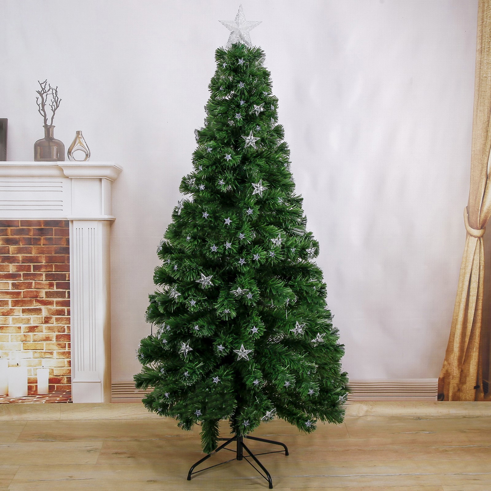 Изображение товара Ель новогодняя искусственная Зимнее волшебство Галактика 180 см с подсветкой