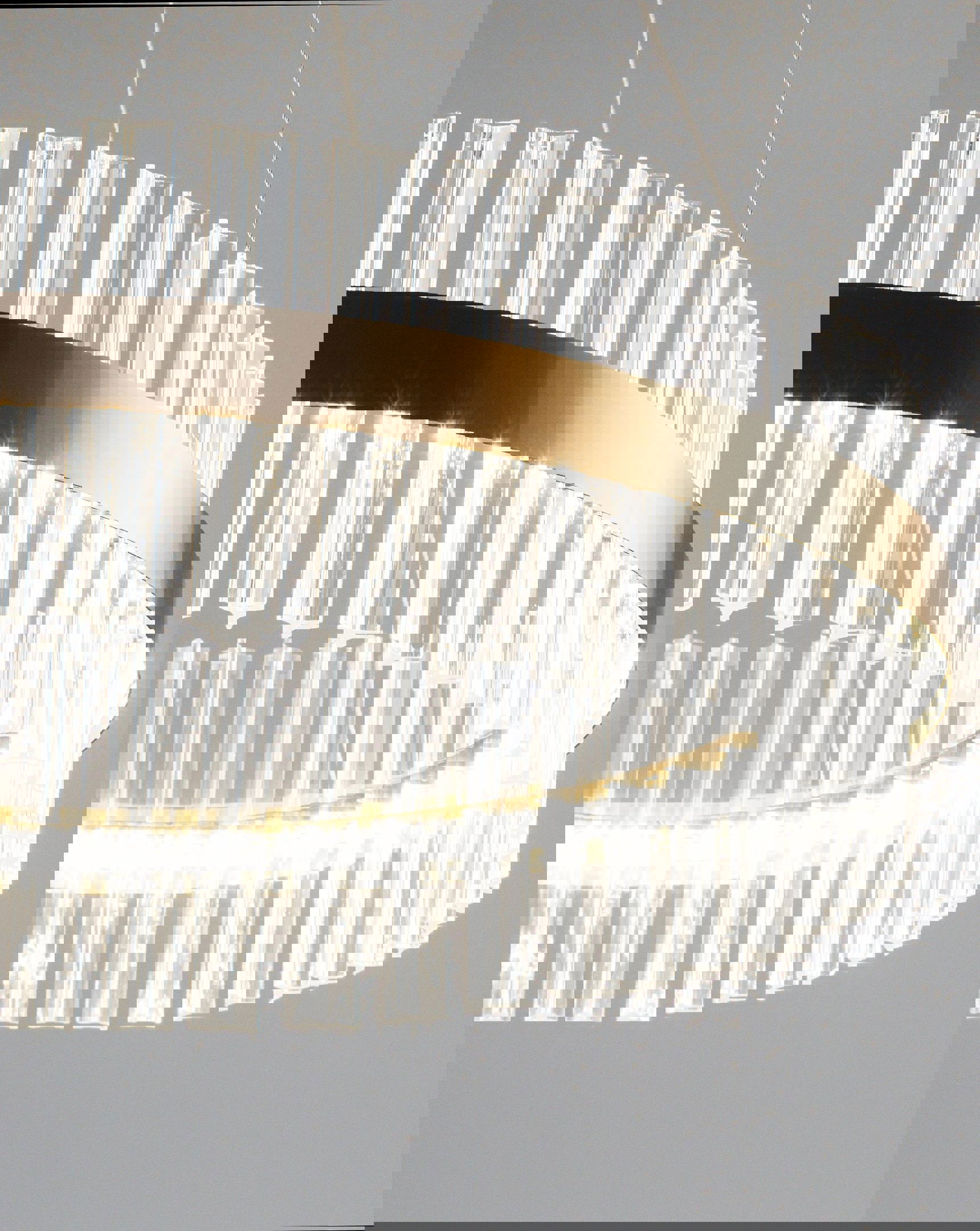 Изображение товара Подвесная люстра MODERLI V7030-PL Samanta с дизайнерским плафоном латунь