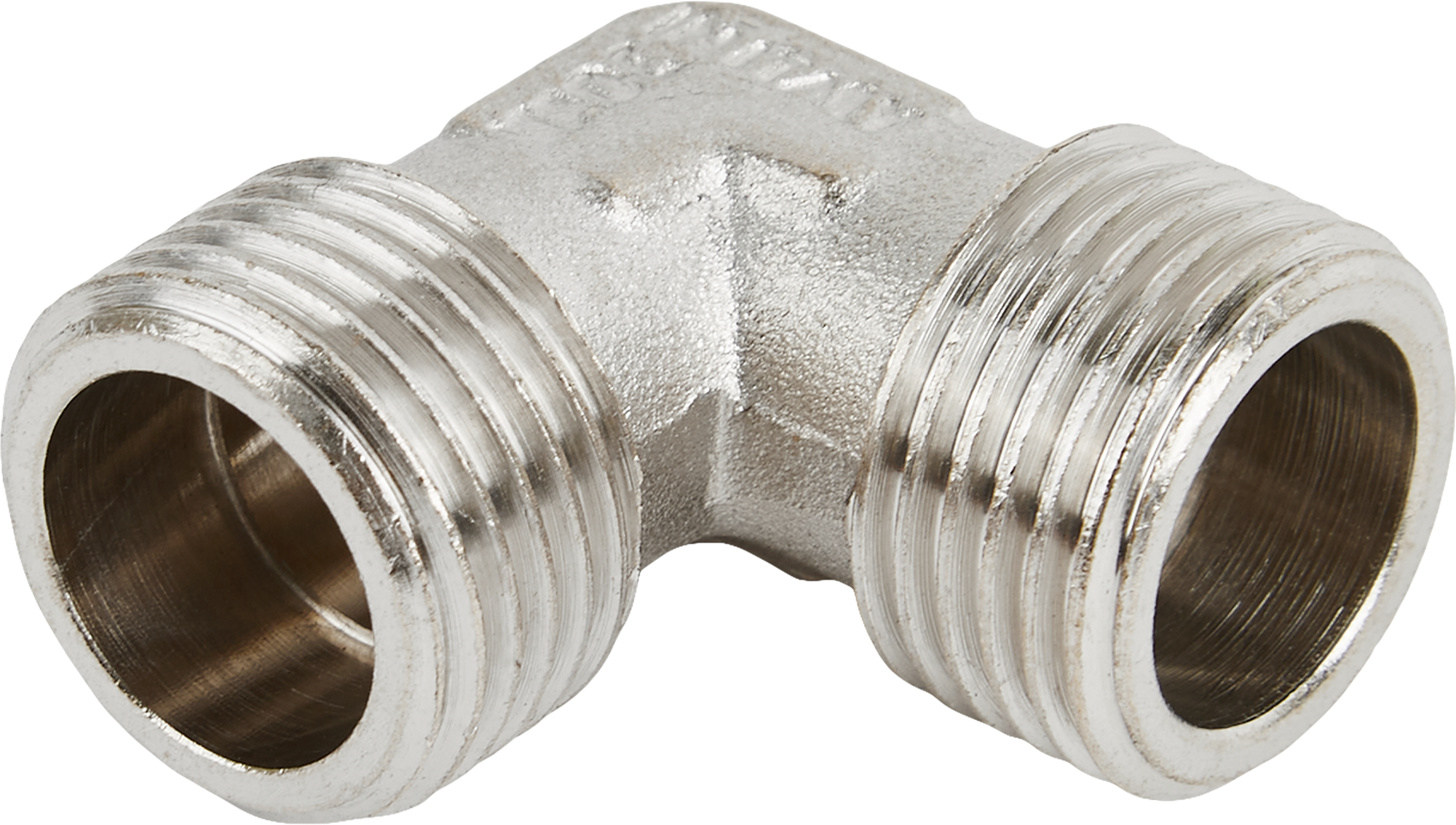 Изображение товара Угольник 90 градусов из латуни 1/2 дюйма для водоснабжения STOUT