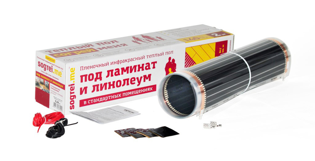 Изображение товара Инфракрасная пленка для теплого пола Sogrei.me 2 м2 280 Вт Россия