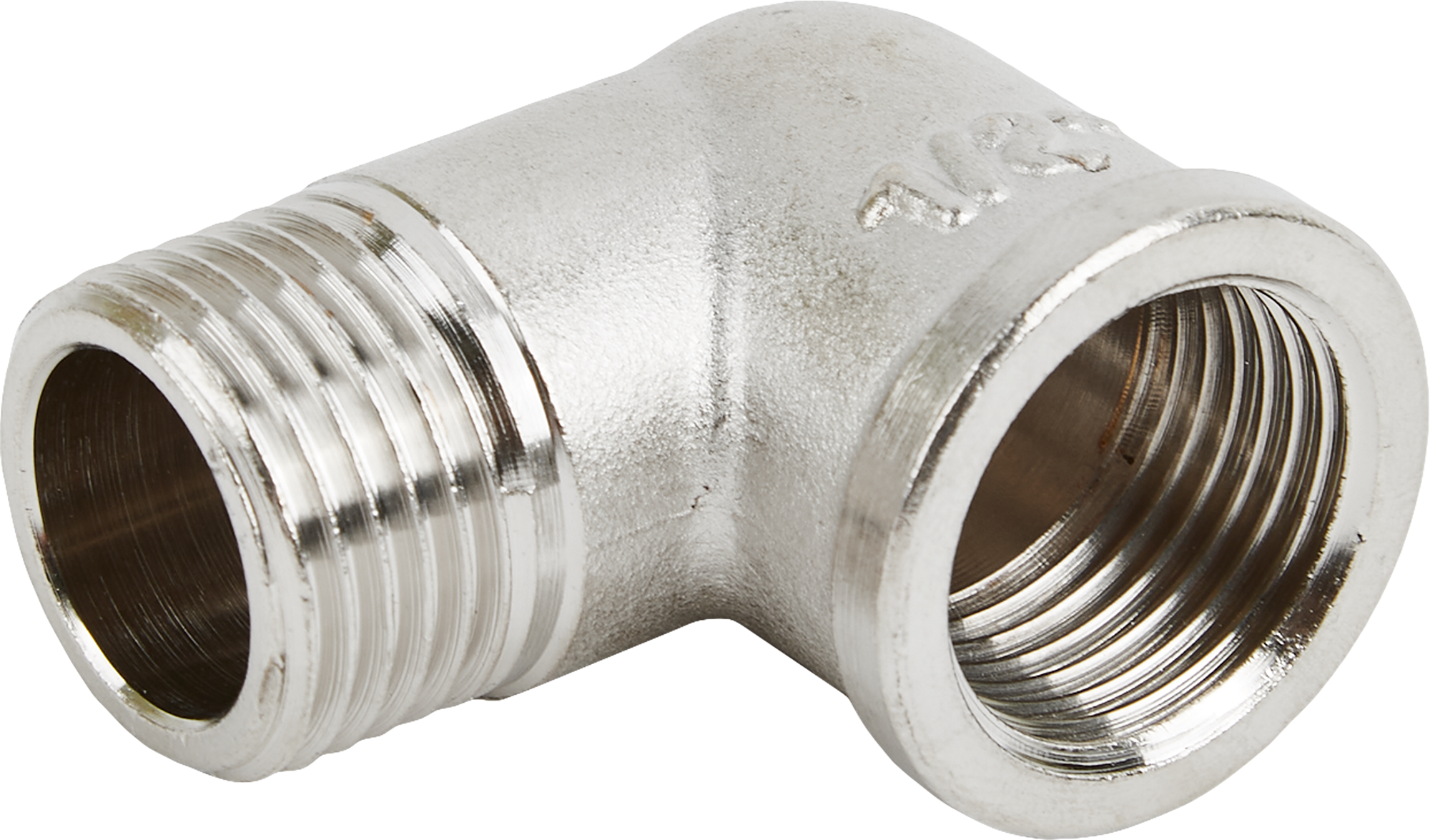 Изображение товара Угольник 1/2x1/2 ВР-НР латунь Stout для водопровода и отопления