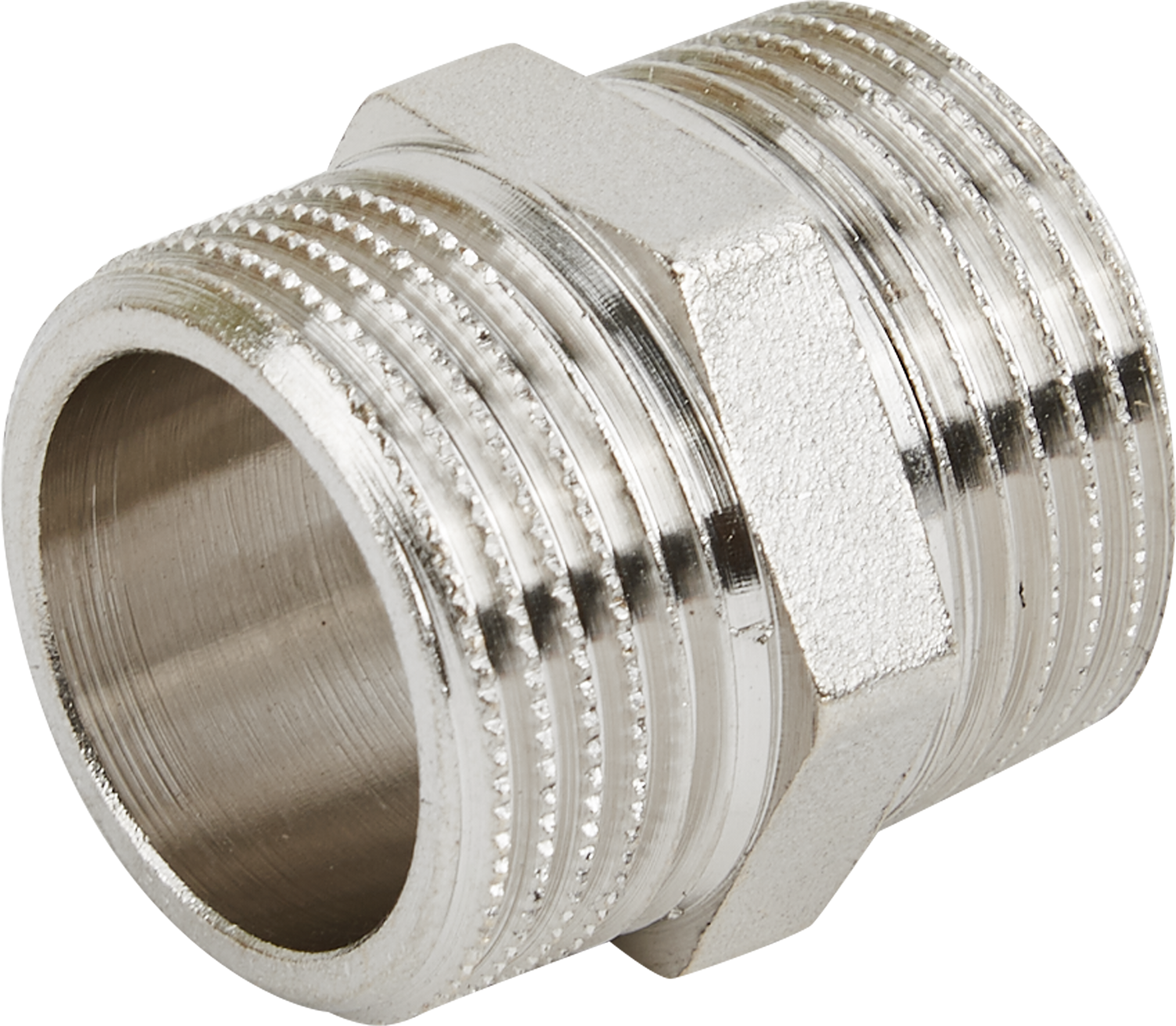 Изображение товара Ниппель Stout 3/4" НР никелированная латунь