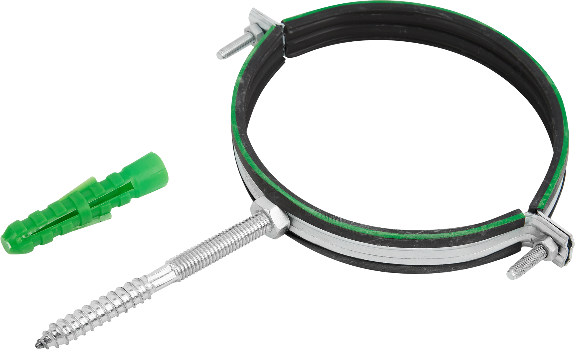 Изображение товара Хомут для труб Mayer 5 дюймов ø135-143 мм со шпилькой и гайкой М10